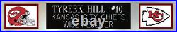 Tyreek Hill Autographed and Framed White Kansas City Chiefs Jersey JSA COA