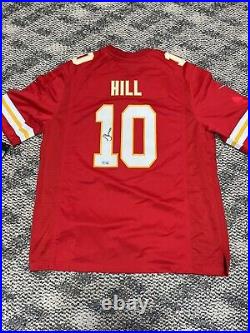 Tyreek Hill Kansas City Chiefs Signed Authentic Nike Jersey (Beckett) BAS