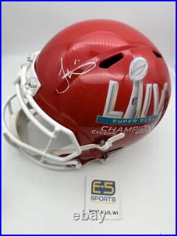 Tyreek Hill Kansas City Chiefs Signed Autographed Super Bowl Champs Helmet