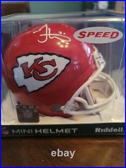 Tyreek Hill Kansas City Chiefs autographed Mini Speed Helmet JSA COA