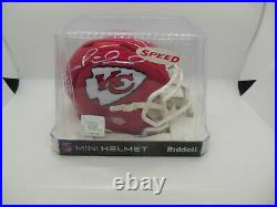 Tyreek Hill Patrick Mahomes Travis Kelce Signed Kansas City Chiefs Mini Helmet