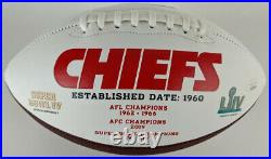 Tyreek Hill Signed Autographed Kansas City Chiefs Logo Football (JSA Witness)