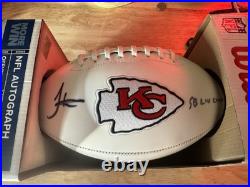 Tyreek Hill Signed Kansas City Chiefs White Ball With SuperBowl Champion LIV COA
