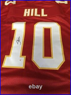 Tyreek Hill autographed Kansas city Chiefs jersey COA