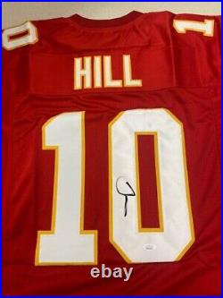 Tyreke Hill Autographed Signed Kansas City Chiefs Jersey JSA COA Size XL