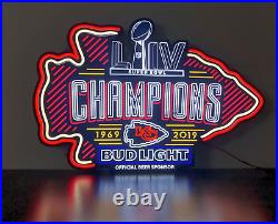 UE, Kansas City Chiefs 3ft x 2ft Champions, LED Neon Sign, Man Cave, Sports Bar