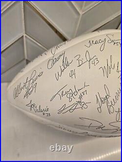 VTG Kansas City Chiefs 1991 Football NFL Signed Team Ball VERY Nice