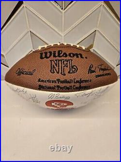 VTG Kansas City Chiefs 1991 Football NFL Signed Team Ball VERY Nice
