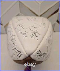 VTG Kansas City Chiefs 1991 Football NFL Signed Team Ball VERY Nice