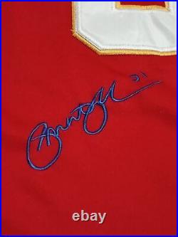 VTG Reebok Embroidered Signed NFL Kansas City Chiefs Holmes #31 Size 58 Jersey