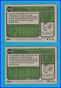 Vinnie Pasquantino 2021 Topps Heritage Red & Blue Ink Real One Autographs Vinnie Pasquantino 2021 Topps Heritage Red & Blue Ink Real One Autographs
