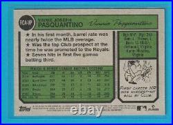 Vinnie Pasquantino 2021 Topps Heritage Red & Blue Ink Real One Autographs