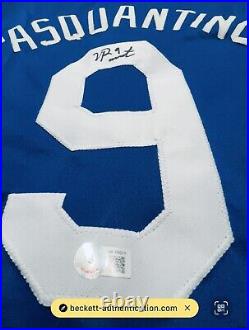 Vinnie Pasquantino Signed Kansas City Royals Stitched Jersey. Beckett Certified
