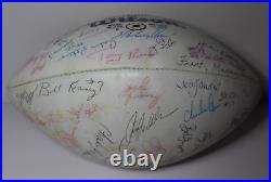 Vintage 1979 Kansas City Chiefs Team Signed Football NFL Football Kc Chiefs Coa