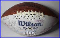 Vintage 1979 Kansas City Chiefs Team Signed Football NFL Football Kc Chiefs Coa
