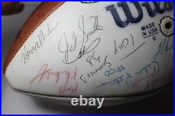 Vintage 1979 Kansas City Chiefs Team Signed Football NFL Football Kc Chiefs Coa
