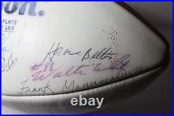 Vintage 1979 Kansas City Chiefs Team Signed Football NFL Football Kc Chiefs Coa