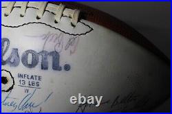 Vintage 1979 Kansas City Chiefs Team Signed Football NFL Football Kc Chiefs Coa