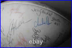 Vintage 1979 Kansas City Chiefs Team Signed Football NFL Football Kc Chiefs Coa
