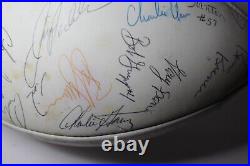 Vintage 1979 Kansas City Chiefs Team Signed Football NFL Football Kc Chiefs Coa