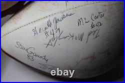 Vintage 1979 Kansas City Chiefs Team Signed Football NFL Football Kc Chiefs Coa