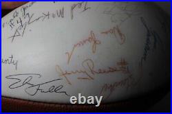 Vintage 1979 Kansas City Chiefs Team Signed Football NFL Football Kc Chiefs Coa