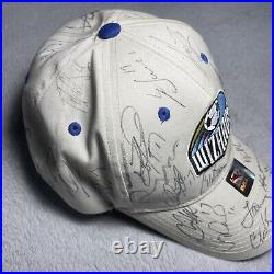 Vintage Kansas City Wizards Hat Signed Lamar Hunt And Various Players Rare