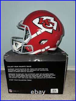 WILLIE LANIER AUTOGRAPHED FULL SIZE REPLICA HELMET KANSAS CITY CHIEFS HOF 86 Bec