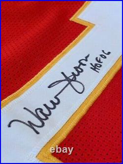 Warren Moon Autographed/Signed Jersey JSA COA Kansas City Chiefs Auto HOF