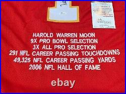 Warren Moon Autographed/Signed Jersey JSA COA Kansas City Chiefs Auto HOF