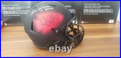 Warren Moon Signed Kansas City Chiefs Full Size ECLIPSE Speed Helmet HOF 06 BAS