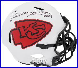 Will Shields Signed Kansas City Chiefs Lunar Eclipse Riddell Full Size Speed Rep