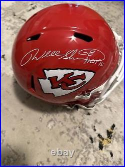 Will Shields Signed Kansas City Chiefs Riddell Full Size Speed Replica Helmet