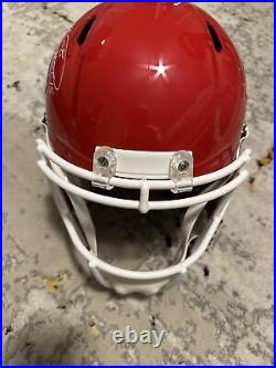 Will Shields Signed Kansas City Chiefs Riddell Full Size Speed Replica Helmet