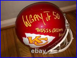 Willie Gay Jr. Signed Kansas City Chiefs Concept Full Size Football Helmet Jsa