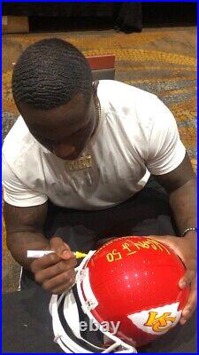 Willie Gay Jr. Signed Kansas City Chiefs Concept Full Size Football Helmet Jsa