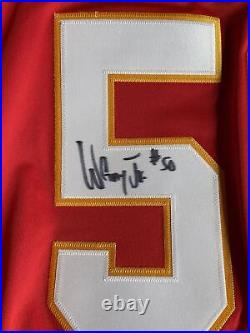 Willie Gay Jr. Signed Kansas City Chiefs Jersey (JSA COA) 2020 2nd Rd Pk MSU /LB