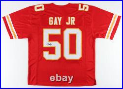 Willie Gay Jr. Signed Kansas City Chiefs RED Jersey JSA COA