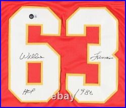 Willie Lanier Signed Kansas City Chiefs Jersey Inscribed HOF 1986 (Beckett)
