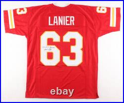 Willie Lanier Signed Kansas City Chiefs Jersey Inscribed HOF 1986 (JSA Holo)