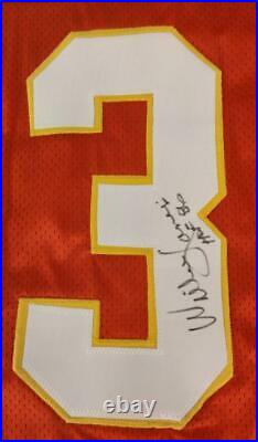 Willie Lanier Signed Kansas City Chiefs Russell Athletic Jersey 1999 HOF Signing