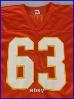 Willie Lanier Signed Kansas City Chiefs Russell Athletic Jersey 1999 HOF Signing
