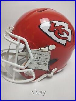 Willie Roaf Signed Kansas City Chiefs Full Size Replica Helmet with HoF INS