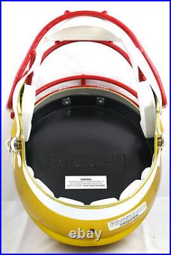 Xavier Worthy Autographed Kansas City Chiefs Speed Flash Helmet Fanatics Red