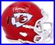 Xavier Worthy Kansas City Chiefs Autographed Riddell Speed Mini Helmet