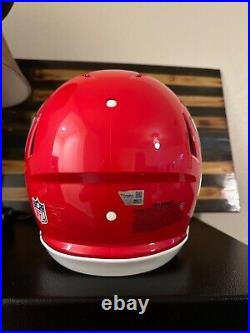 Xavier Worthy Signed Kansas City Chiefs Speed Authentic Helmet Fanatics White