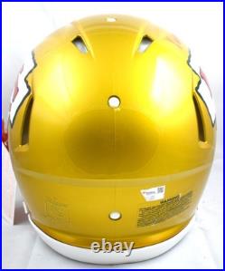 Xavier Worthy Signed Kansas City Chiefs Speed Flash Authentic Helmet Fanatics